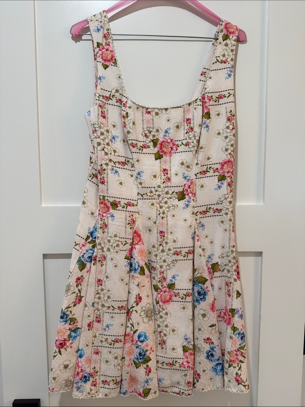 Agua Bendita Kristen Meraki Dress in Multicolor in White - Picture 2 of 4